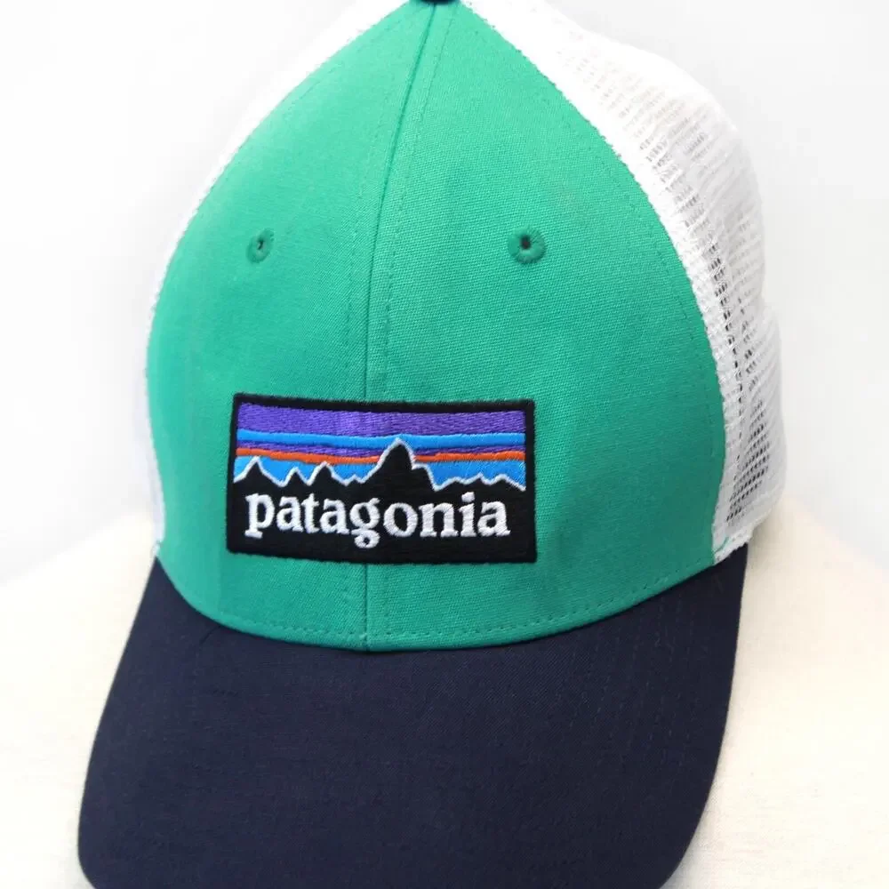 Patagonia Green Organic Coton Trucker Hat Cap One Size